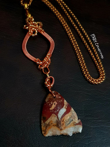 Druzy Slice Pendant 2