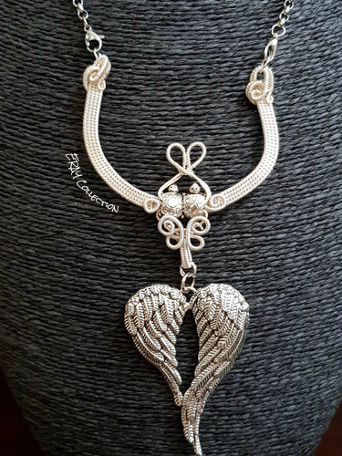 Silver Ethnic Necklace