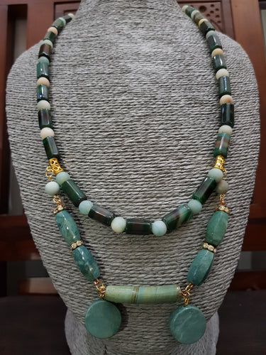 Green Ethnic Necklace