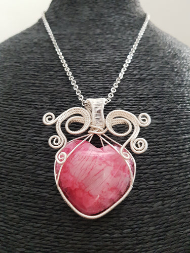 Love Expression Necklace (Pink)