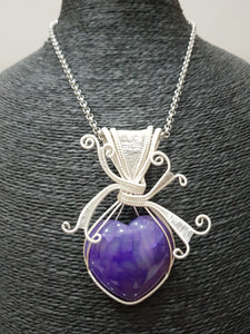 Love Expression Necklace (Purple)