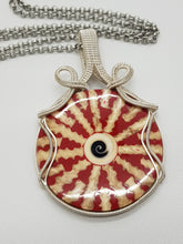Load image into Gallery viewer, Painted Shell Pendant 2