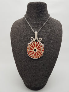 Painted Shell Pendant 2